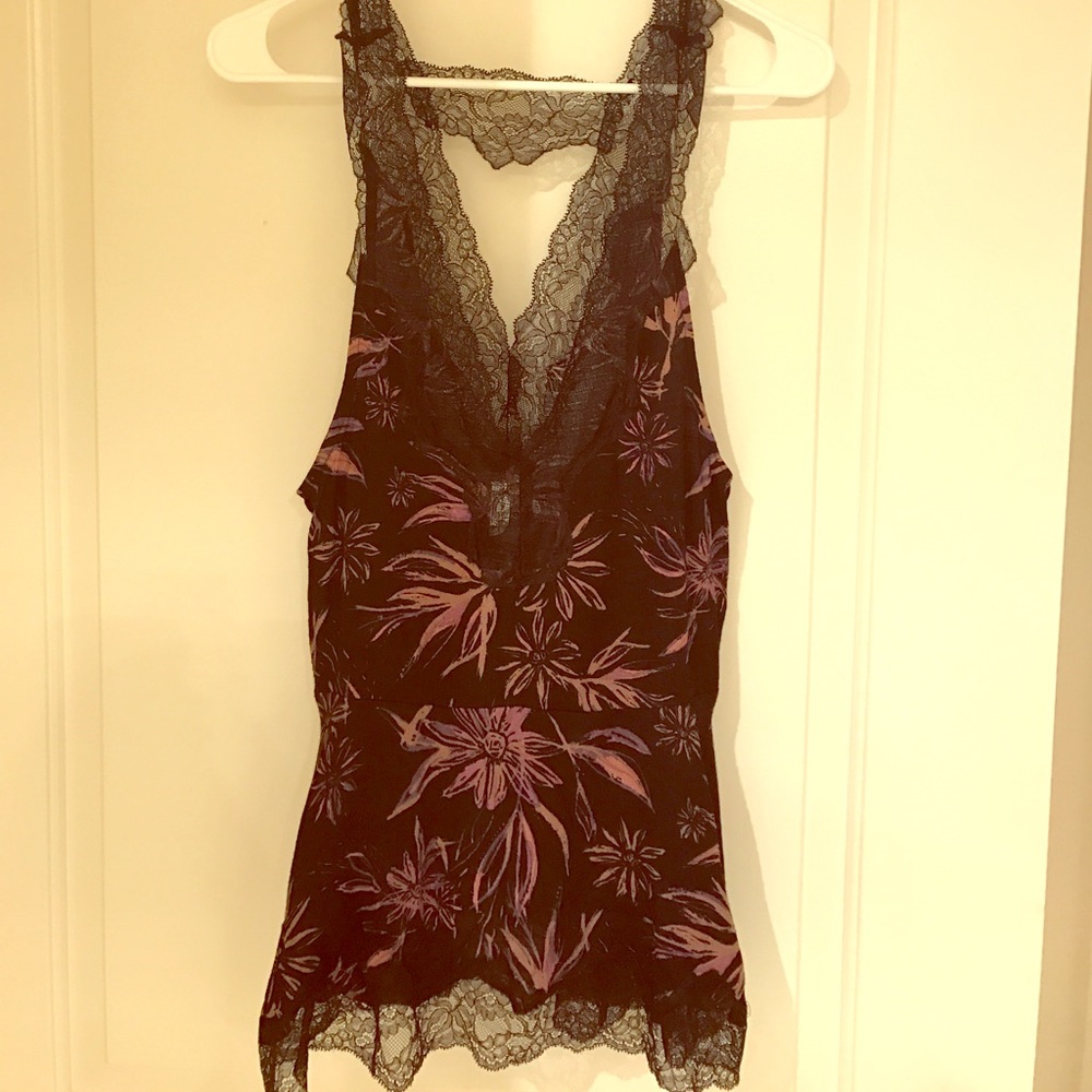 Black lace shirt from freepeople with tag on!