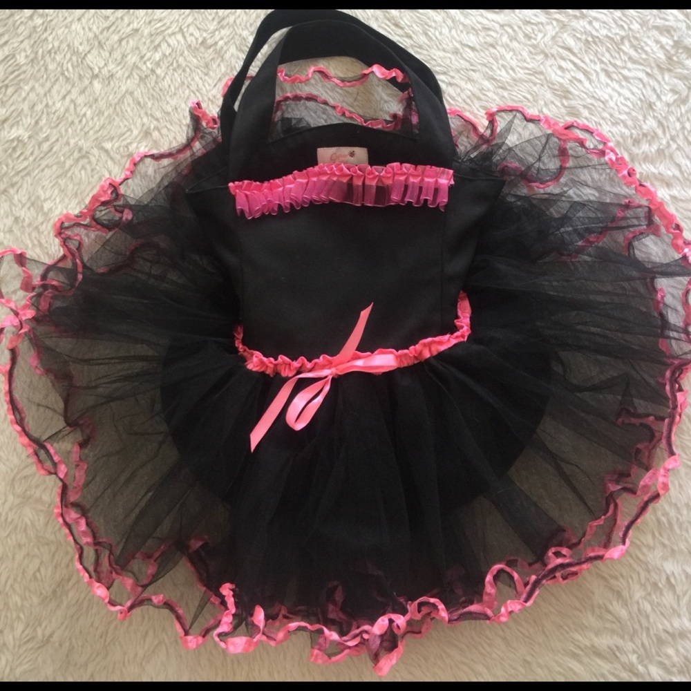 Large Tutu Skirt Bag Boutique Pink&Black Dance Bag