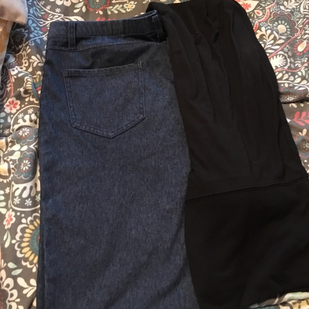 Jegging and Maxi skirt