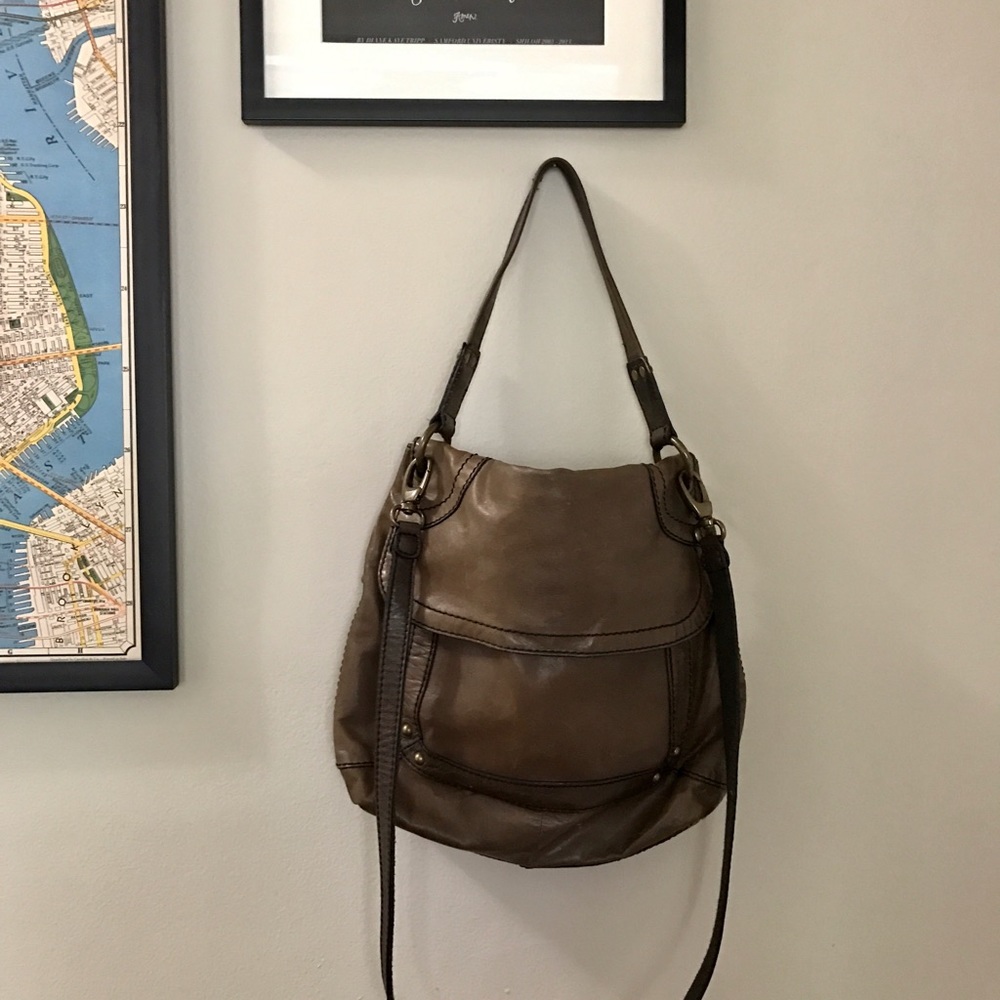 Fossil Satchel with Removable Cross-body Strap