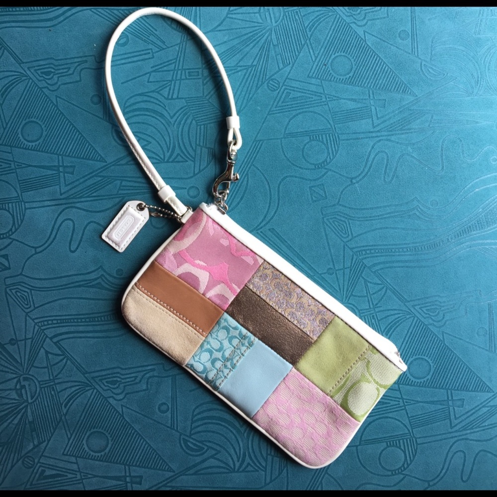 Coach colorful wristlet