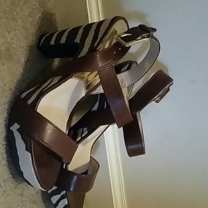 MICHAEL  KORS ZEBRA PRINT Summer Shoes