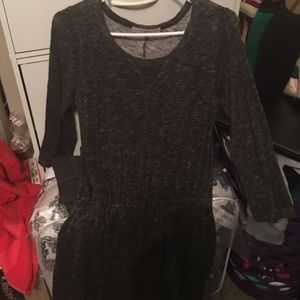 Black and grey dress