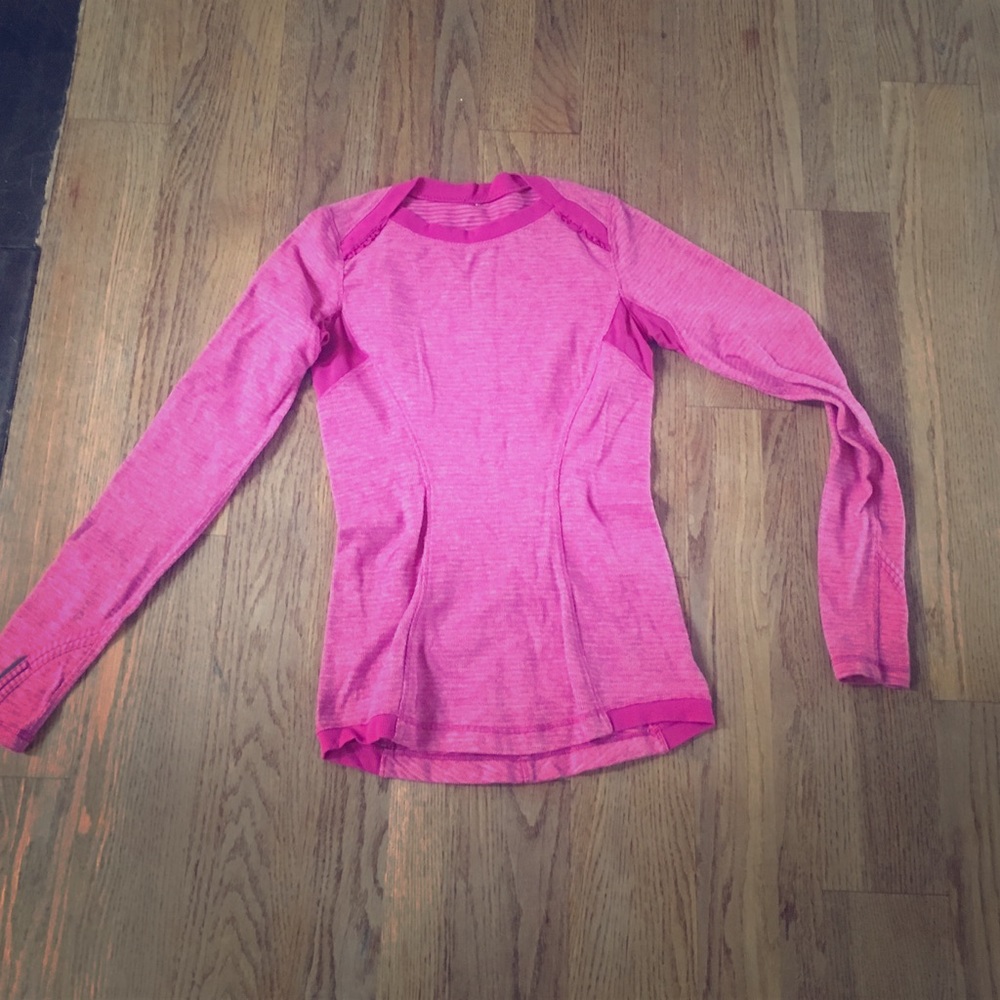 Lululemon Pink run top