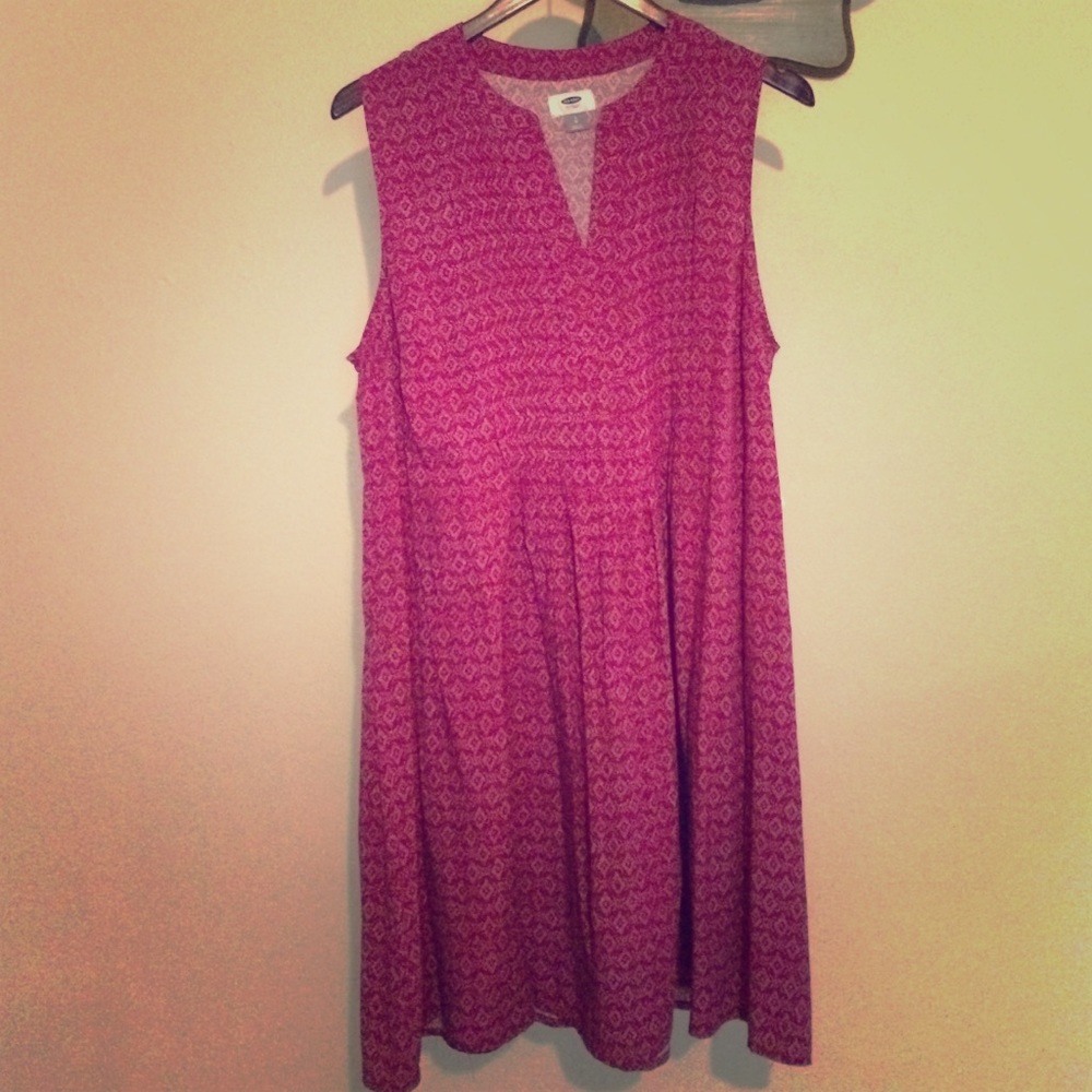 Beautiful printed purple sun dress 🌷