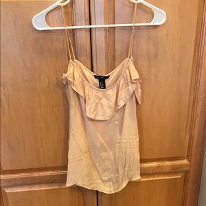 Peachy beige spaghetti strap top