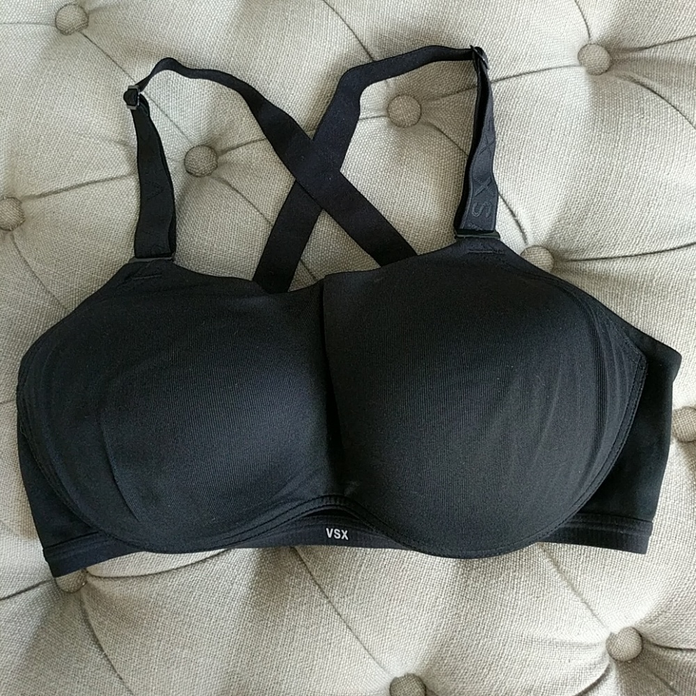 Victorias Secret Black Sports Bra EUC