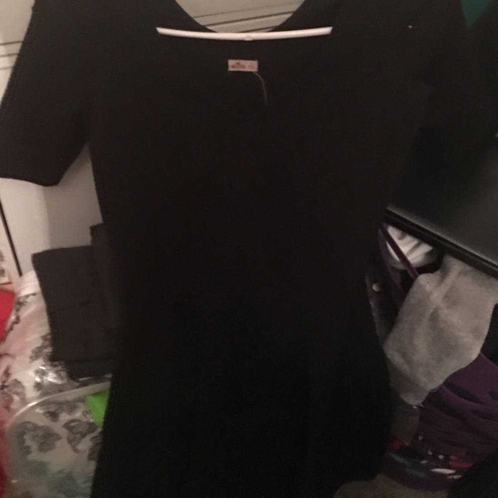 Black skater dress