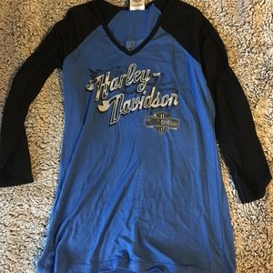 Harley Davidson baseball tee