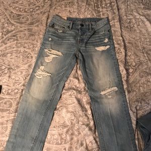 Abercrombie Men's Jeans Distressed
