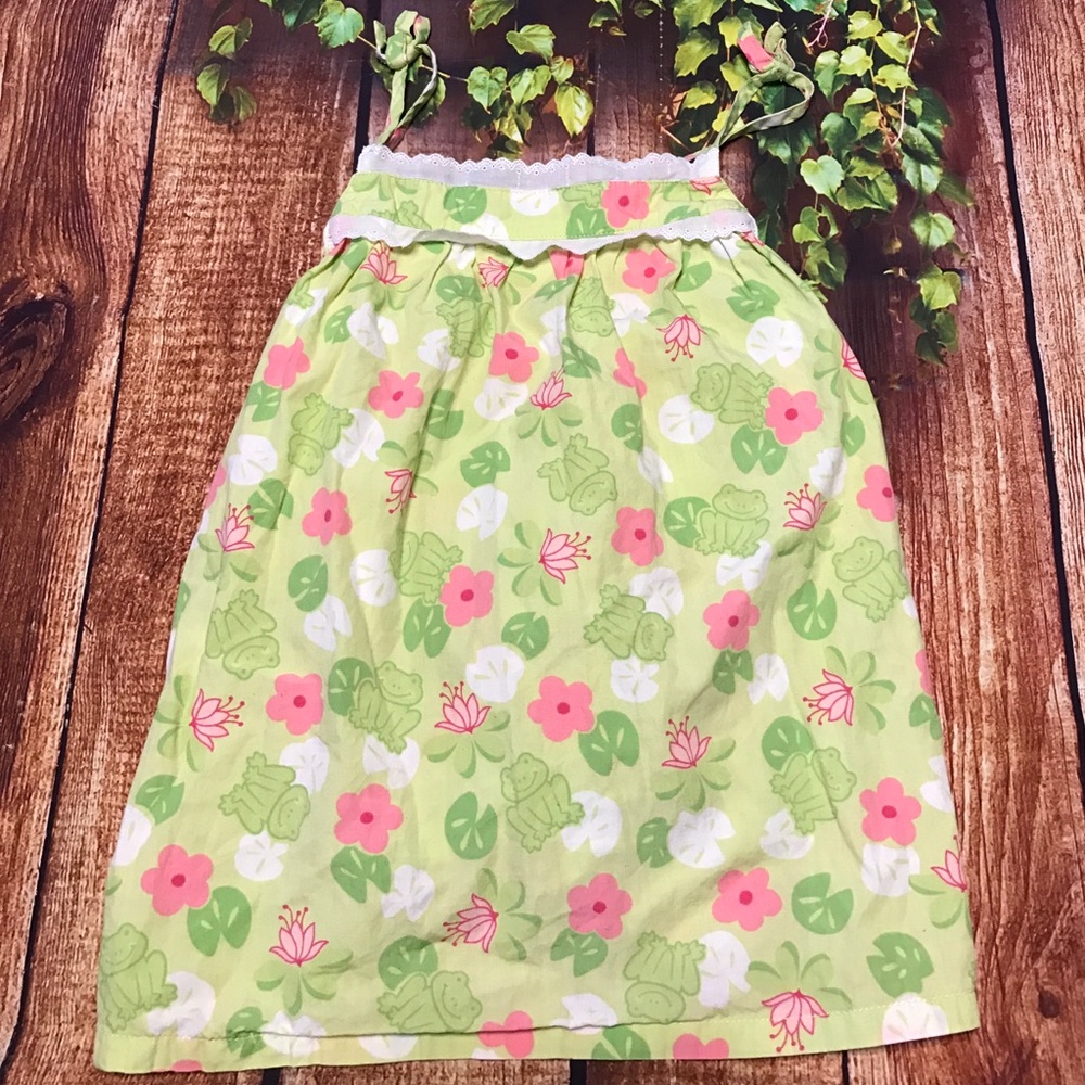 SALE Girl's Gymboree 3X -Large Frog 🐸 Sun Dress!