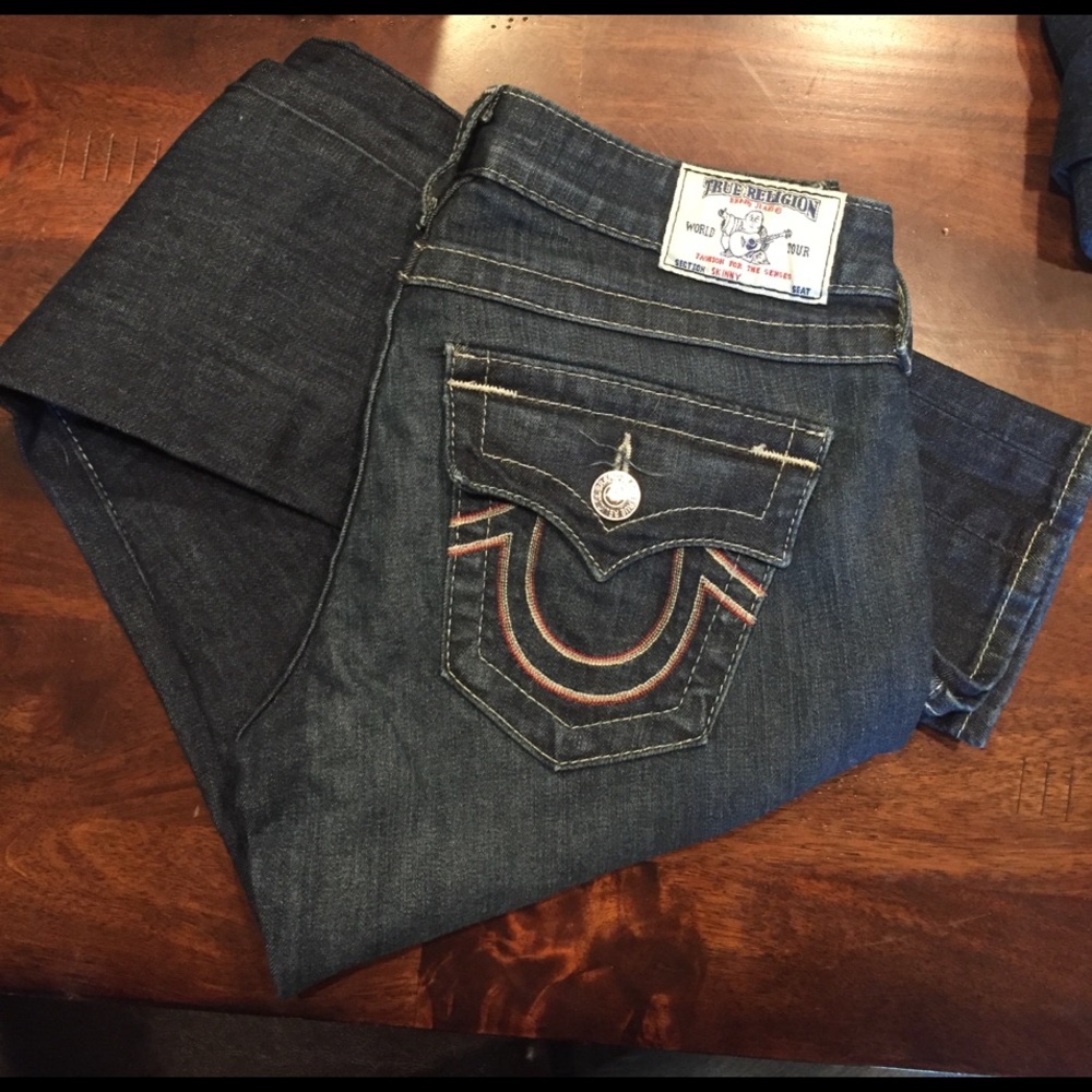 True Religion Skinny Flap Jeans