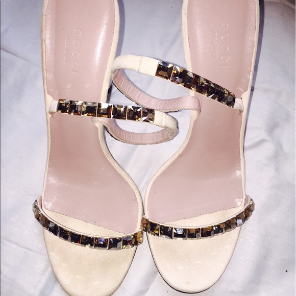Gucci Swarovski crystal sandals - Picture 7 of 8