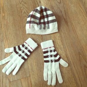 Burberry Hat and Gloves