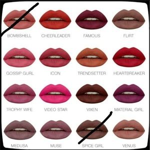 Bundle of 3 huda lipsticks