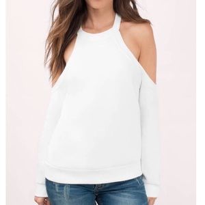 SHOULDERLESS SWEATER