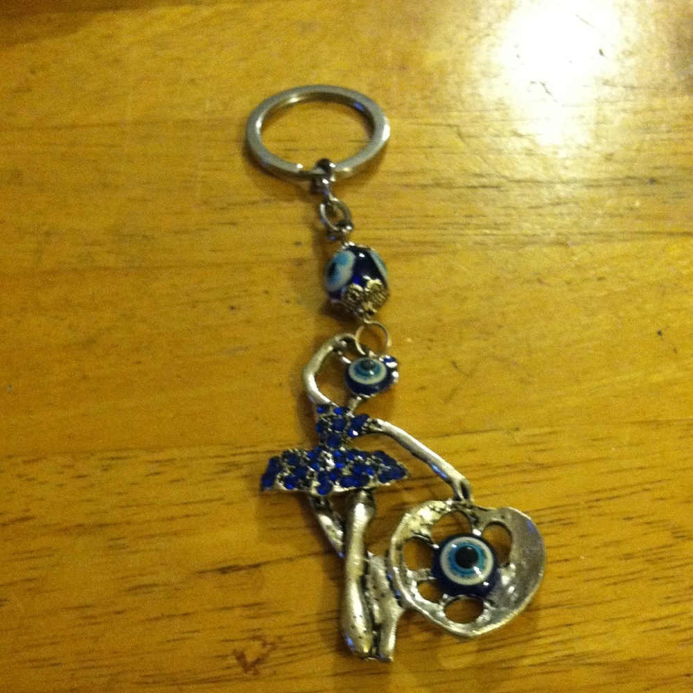 Evil eye key chain