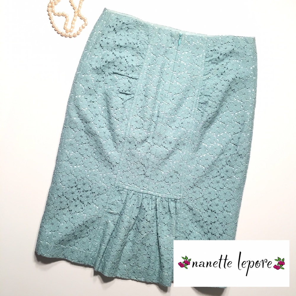 Tiffany Blue "Ciao Bella" Nanette Lepore Skirt