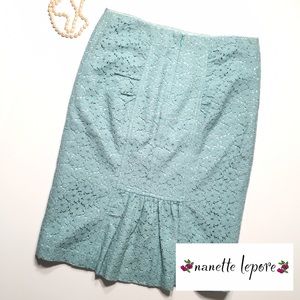 Tiffany Blue "Ciao Bella" Nanette Lepore Skirt