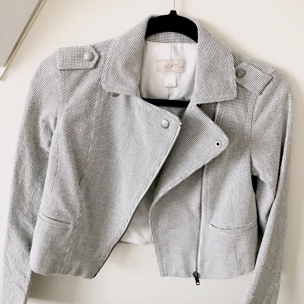 Loft Checkered Moto Jacket