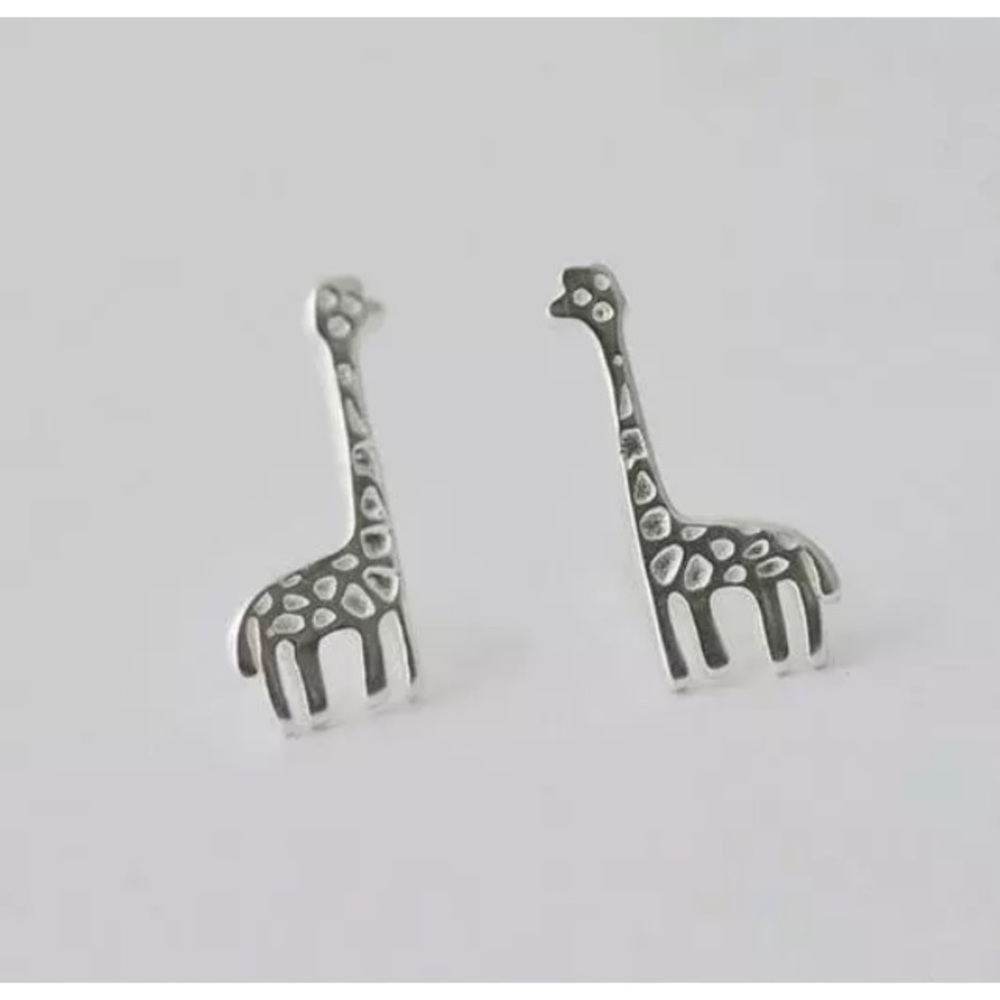 .925 giraffe earrings