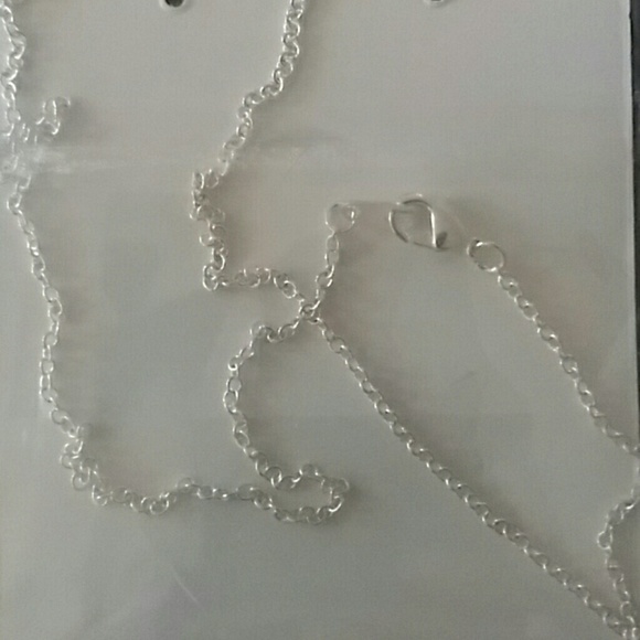 New Silver Minimalistic Style Bar Necklace - Picture 2 of 4