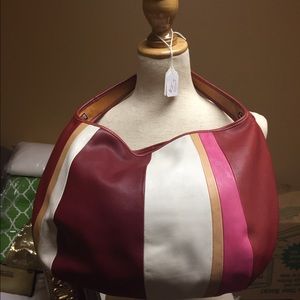 Coach multi color purse