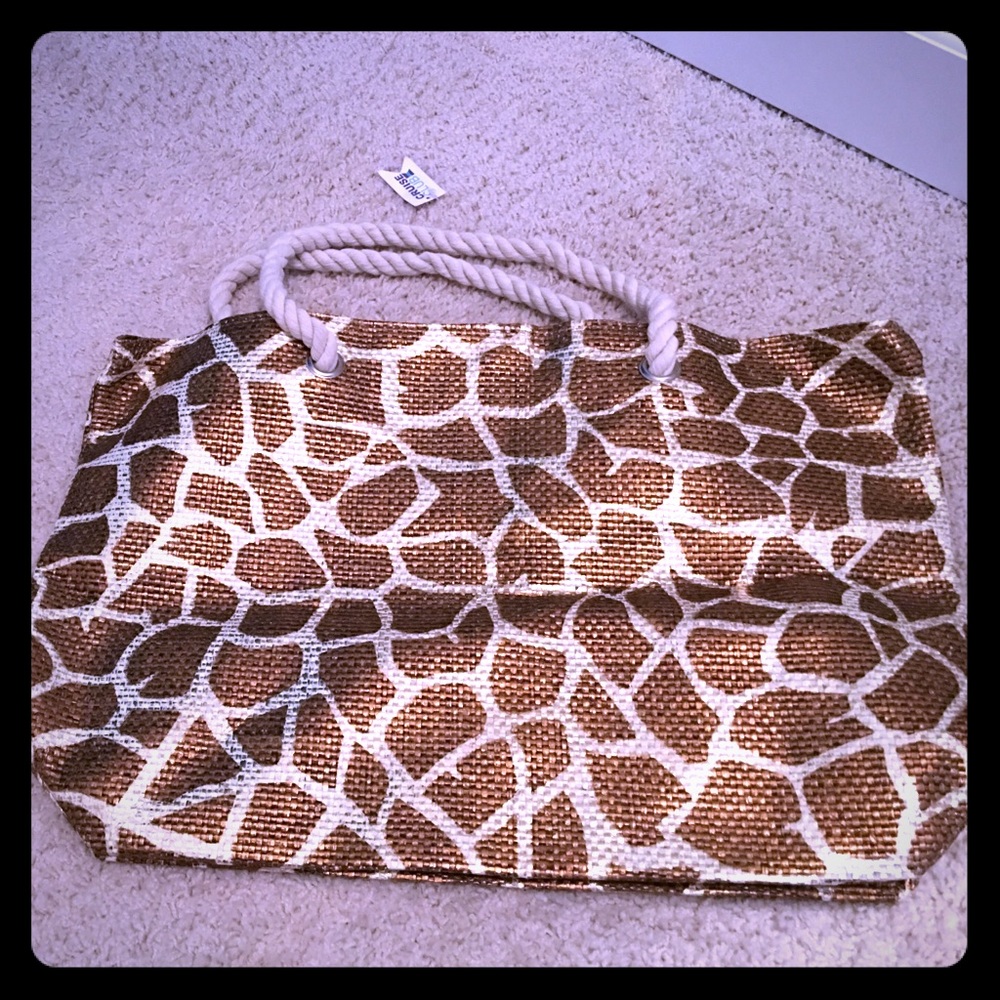 Tote bag giraffe print