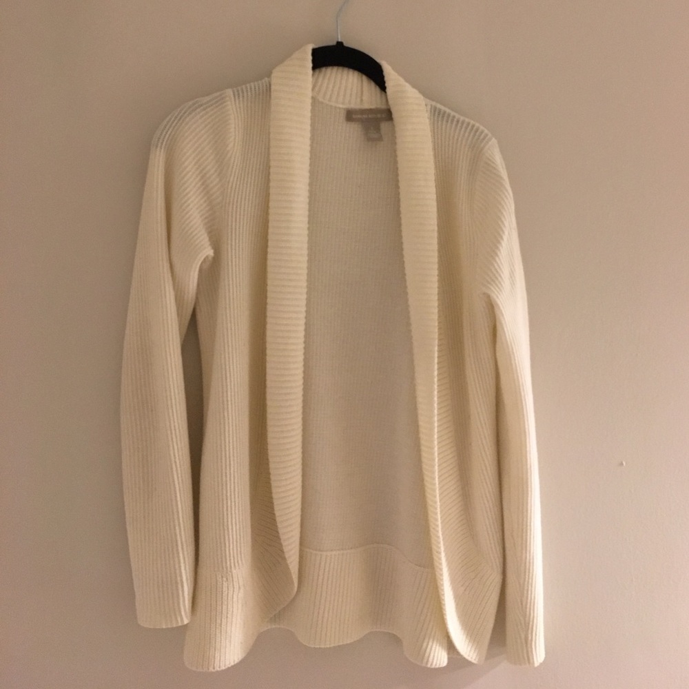 Banana republic soft knit cream cardigan