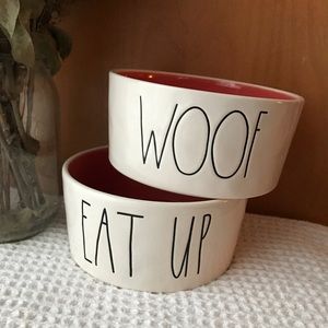 Rae Dunn dog bowls
