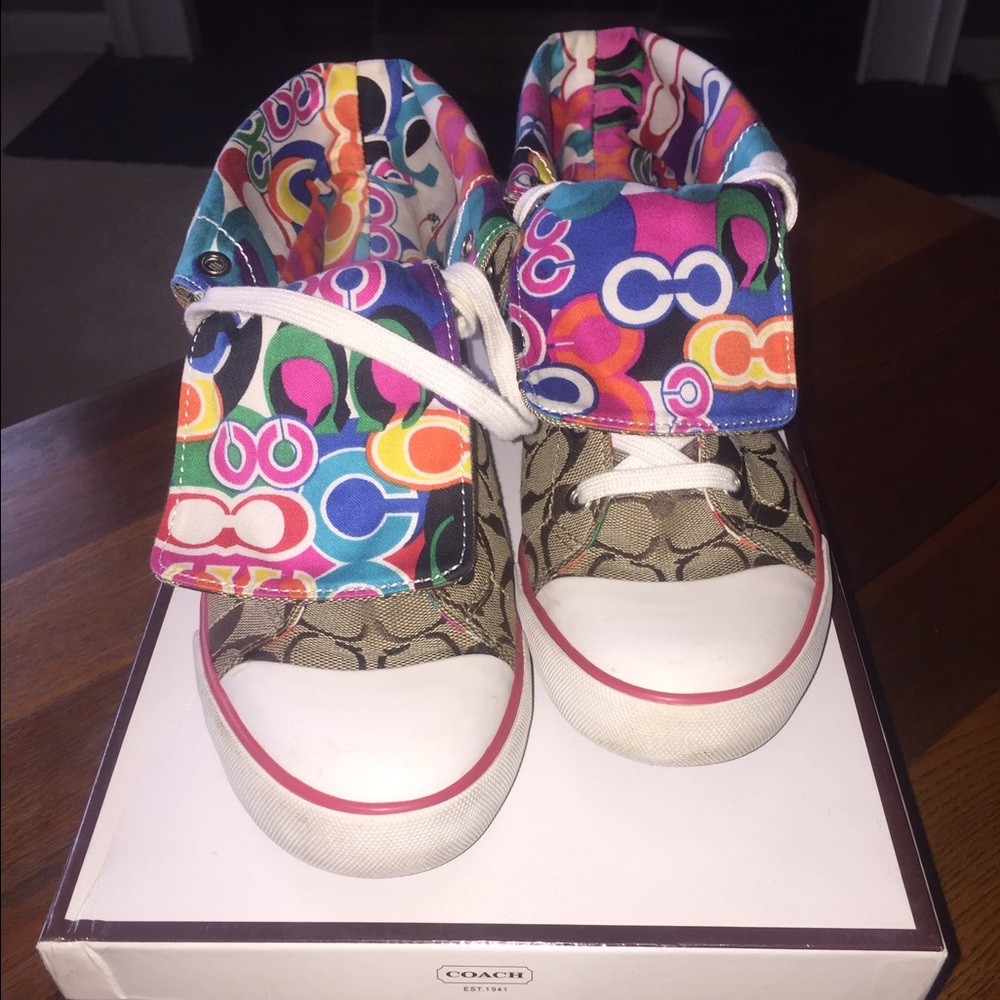 Coach High-top / Fold-over Sneakers