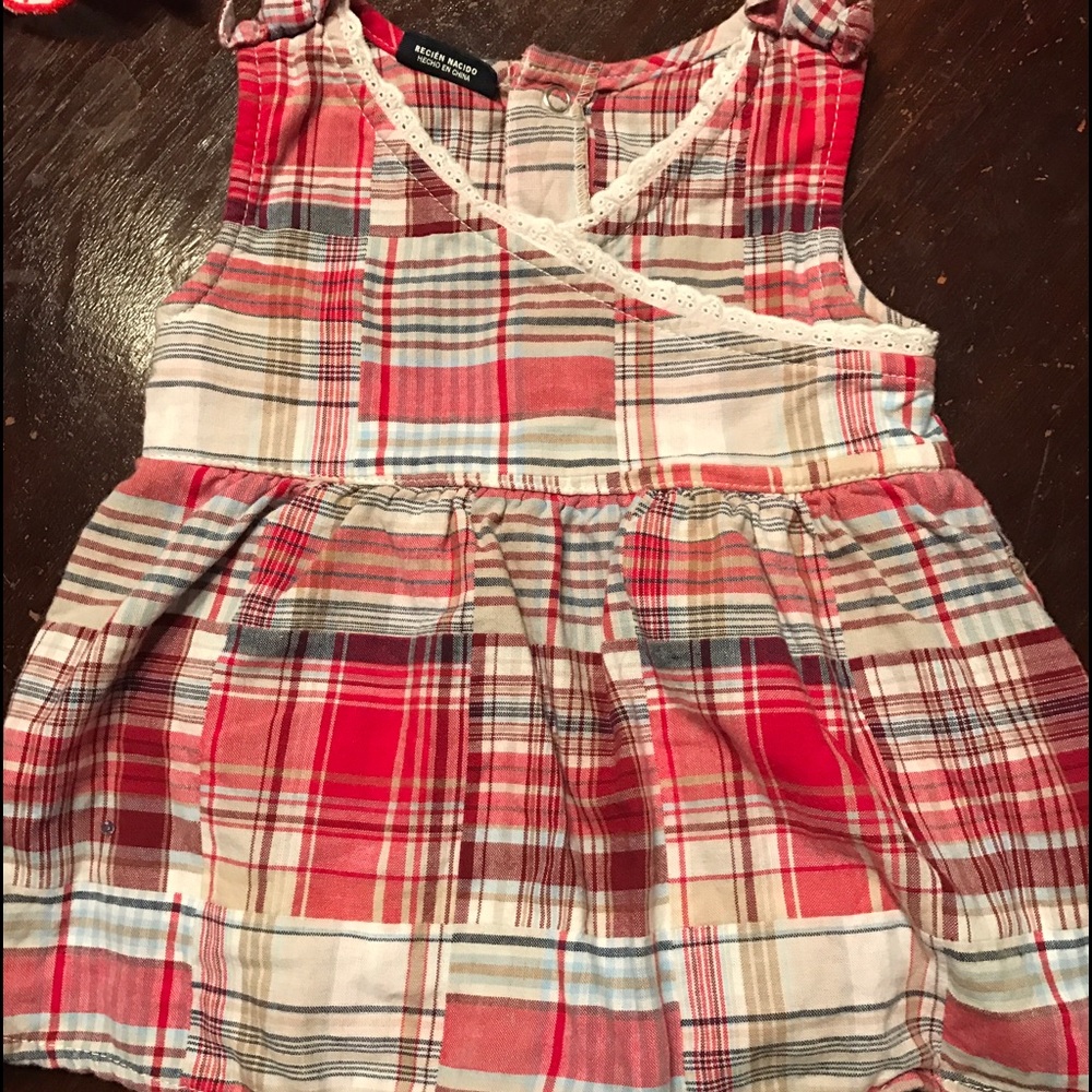 Plaid Dress "Newborn"