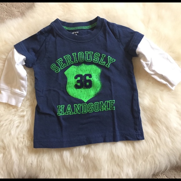 Carter's Cardigan And Long Sleeve Tee Bundle - Picture 2 of 6