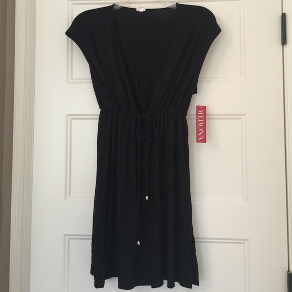 🌟🌟🌟NWT! Merona Black Swimsuit Coverup - Picture 1 of 2