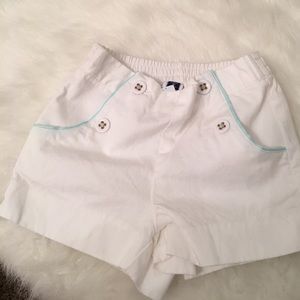 Janie and Jack white shorts