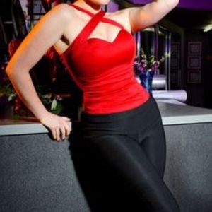 Pin up girl VLV rockabilly voodoo vixen top 3X