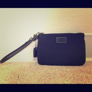 Black Coach factory wristlet