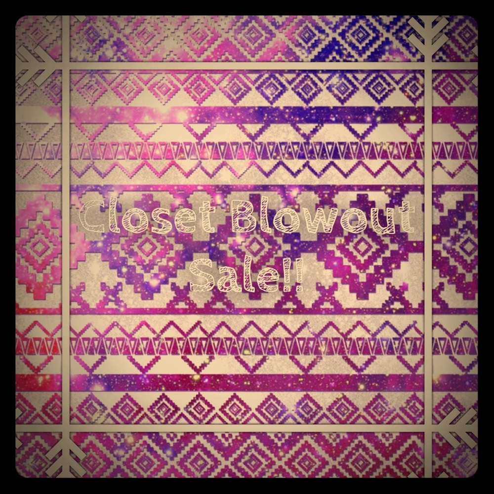 Big closet blowout sale!!!