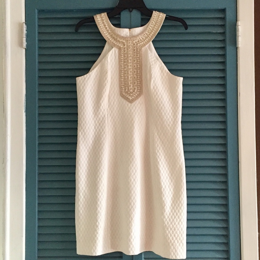 Gorgeous white Lilly halter dress