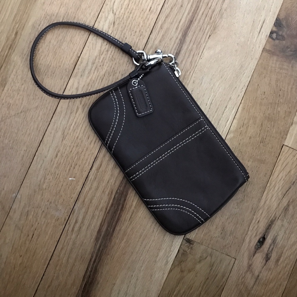 Authentic coach wristlet