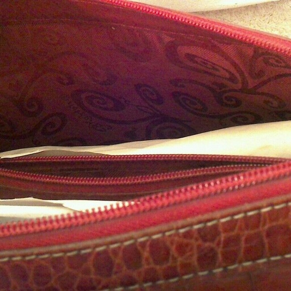 SOLD Brighton Red Purse w/ Dust Bag - Picture 5 of 7