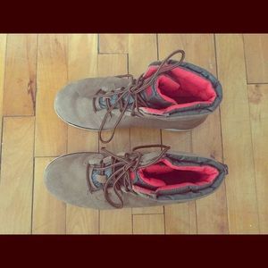 Timberland Brown & Pink Snow Boots