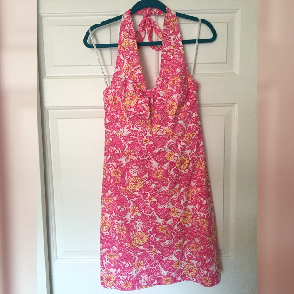 Lilly Pulitzer Halter in Chum Bucket SZ 6