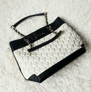 Betsey Johnson Quilted Hearts Handbag