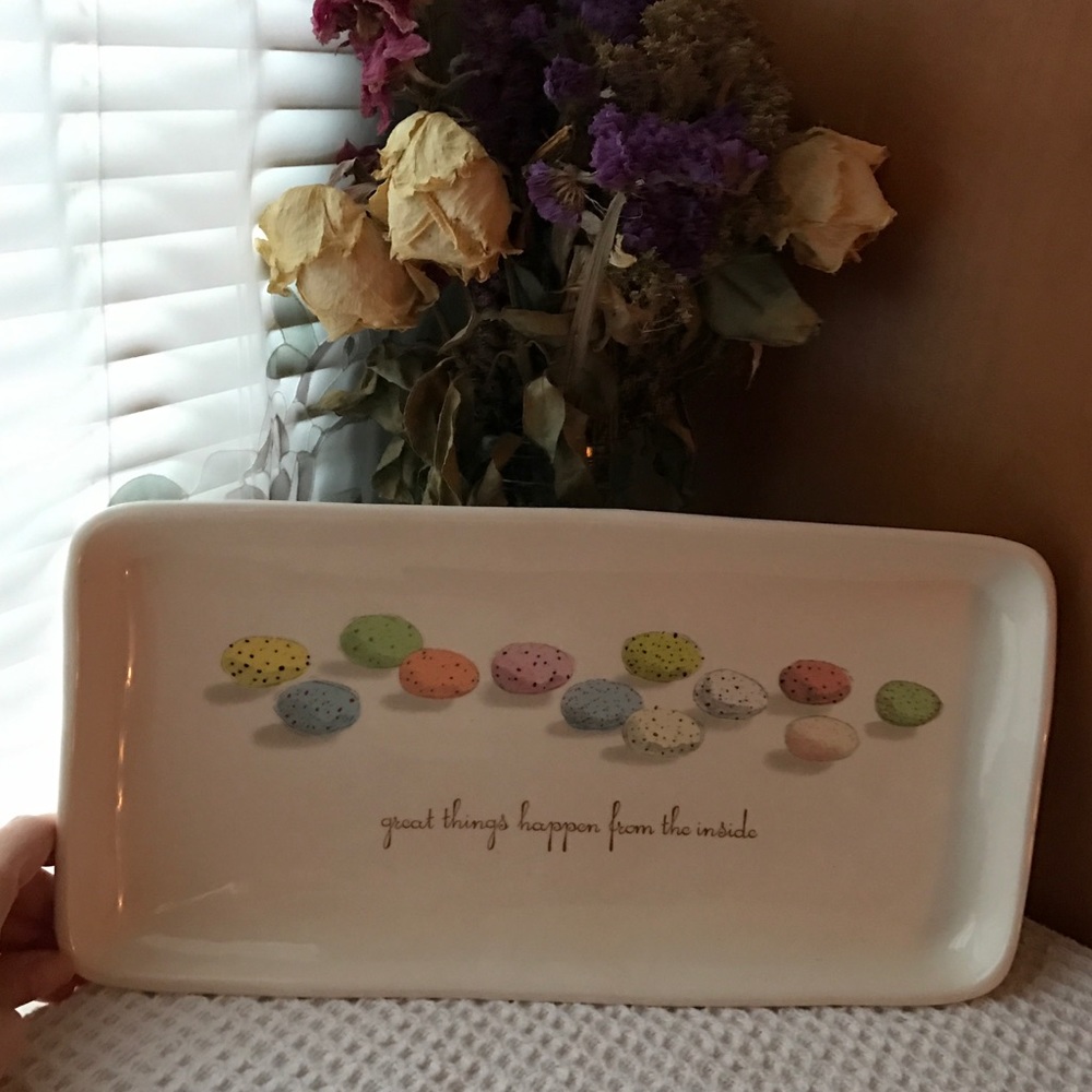 LAST CHANCE✨Rae Dunn Easter plate