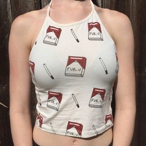 Cigarette Brandy Melville halter top