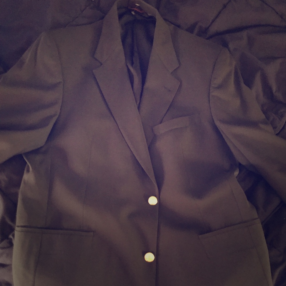 Hart Schaffner & Marx Navy 2-Button Blazer