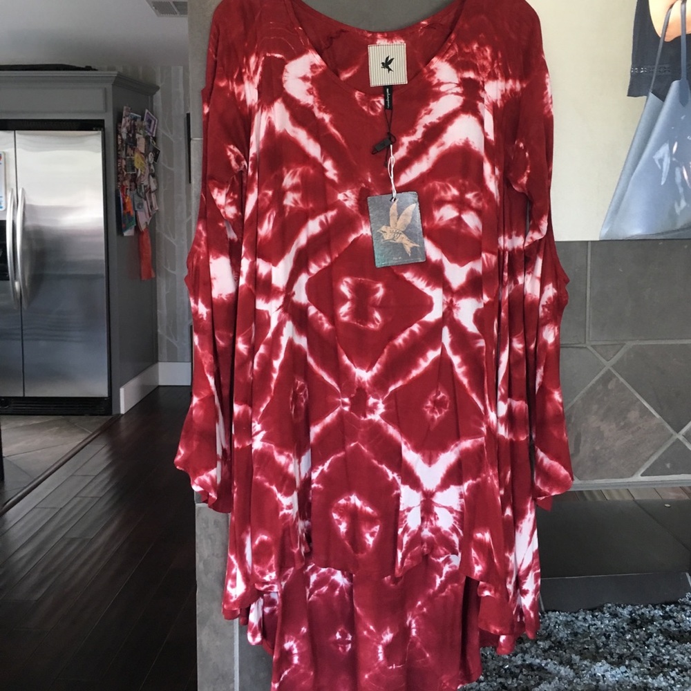 One Teaspoon tie dye high low dress!!