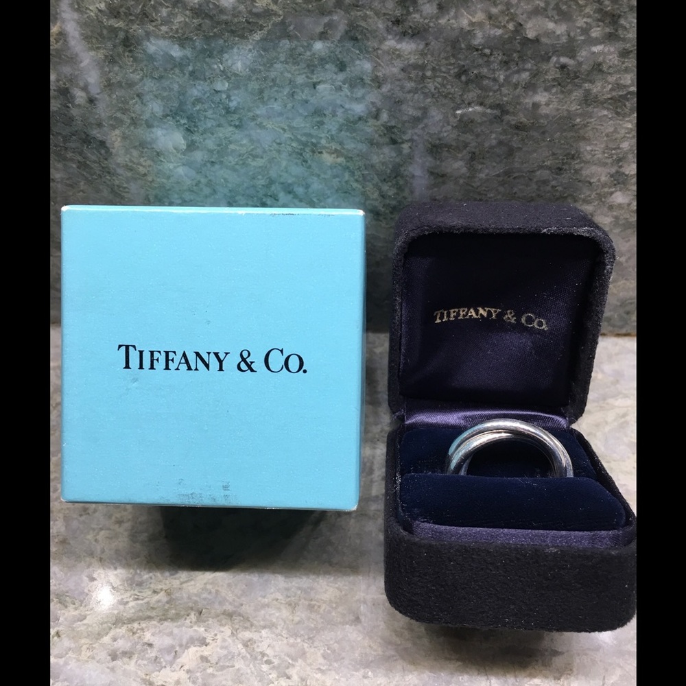 Tiffany & Co. trinity ring, sterling silver