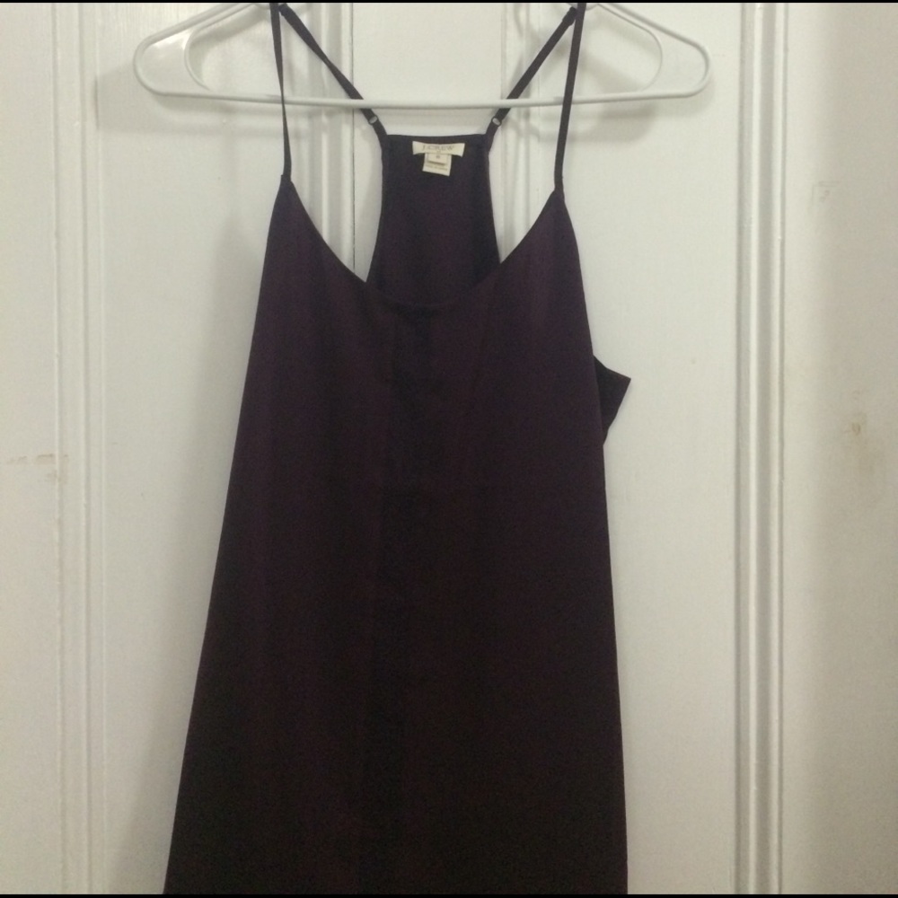 J Crew silky racerback cami, size 8